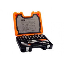 Bahco S410 41 Piece ¼" and ½" Drive Socket and Spanner Set
