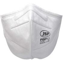 JSP F621 FFP2 Disposable Vertical Fold Flat Mask (Box of 40) BGV120-000-Q00 