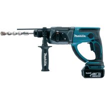 Makita DHR202RTJ 18V LXT SDS+ Hammer with 2x 5.0Ah Batteries in Makpac Case