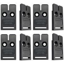 StealthMounts OM-BIN-BLK-8 Black Bin Buddy (8 Pack)