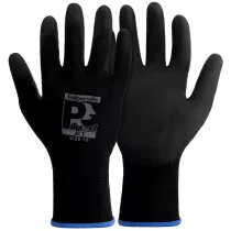 Predator Coloursafe PUPL Pred Jet Black PU Gloves Cut Level 1