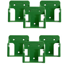 StealthMounts BM-MHH18-GRN-6 Green Battery Mounts for Hikoki/Metabo HPT/Hitachi 18V (6 Pack)
