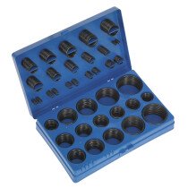 Sealey BOR407 Rubber O-Ring Assortment 407pc Imperial
