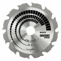 Bosch 2608640633 190x30mm 12T Circular saw blade (wood with nails)