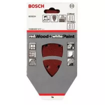 Bosch 2608607417 Red Wood (Velcro), 11 holes. For PSM 160 A, 2 Parts For PSM 160 A, 2 par...