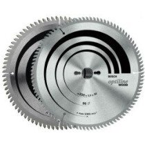 Bosch 0615997458 Two 250mm x 30mm Mitre Saw Bore Blade Set In Cardboard-Case