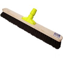 Cottam BPL00013 Rapid Lock Twist and Lock 24" Soft Bristle Coco Sweeping Broom Head