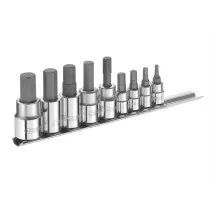 Expert by Facom E034802B Hex Bit Socket Set 9 Piece Mixed Drive 1/4" & 3/8" Drive BRIE034802B