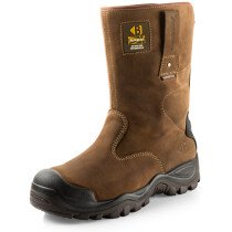 Buckbootz BSH010BR Brown Buckshot 2 Safety Rigger Boot S3 HRO WRU SRC-UK6