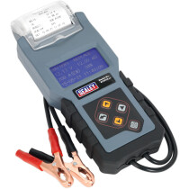 Sealey BT2012 Digital Battery & Alternator Tester with Printer 12V