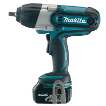 Makita DTW450RTJ 18V LXT 1/2" Impact Wrench with 2x 5.0Ah Batteries in Makpac Case
