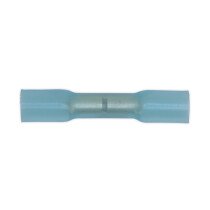 Sealey BTSB100 Heat Shrink Butt Connector Terminal ø5.8mm Blue Pack of 100