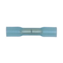 Sealey BTSB50 Heat Shrink Butt Connector Terminal ø5.8mm Blue Pack of 50