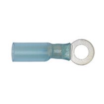 Sealey BTSR2564 Heat Shrink Ring Terminal ø6.4mm Blue Pack of 25