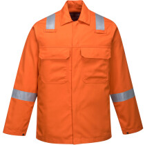 Portwest BZ13 Flame Resistant Bizweld Iona Jacket - Chest XL (46"-48") - Orange (O)
