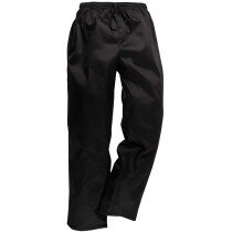 Portwest C070 Chefswear Drawstring Trousers - Black - Regular and Tall Leg Length Available