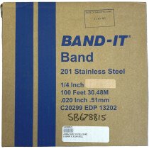 Band-It C20299 201 1/4" Stainless Steel Banding