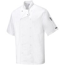 Portwest C774 Chefswear Aberdeen Chefs Jacket - White