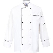 Portwest C775 Chefswear Cambridge Chefs Jacket - White