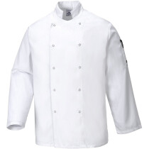 Portwest C833 (White) Chefswear Suffolk Chefs Jacket - White