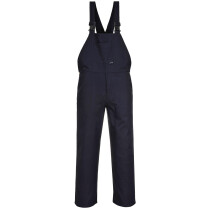 Portwest C881 Bib and Brace 100% Cotton Workwear - Navy Blue