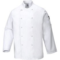Portwest C833 (White) Chefswear Suffolk Chefs Jacket - White
