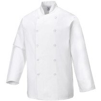 Portwest C836 Chefswear Sussex Chefs Jacket - White