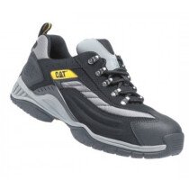 Caterpillar 7025 Moor Black/Silver PU/Nubuck Lightweight Safety Trainer SB SRA