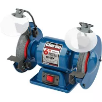 Clarke 6500522 CBG6250 6" Heavy Duty Bench Grinder with Fine and Coarse Wheels 230v