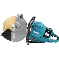 Makita CE002GT201 Twin 40v XGT (80v) Brushless 14" (355mm) Disc Cutter with 2x 5.0Ah Batteries and Charger