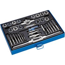 Clarke 1801304 CHT304 33 piece Metric/UNF/BSP Tap & Die Set