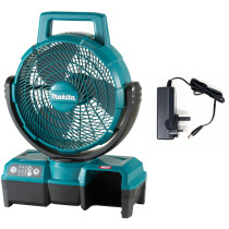 Makita CF001GZ Body Only 40V XGT or Mains Powered Swing Fan with AC Adapter