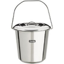 Clarke 1801849 CHT849 16ltr Stainless Steel Bucket With Lid