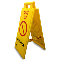 JSP 4F-LA24111 Lamba A Frame 'Out of Service' Floor Sign 65cm/25"