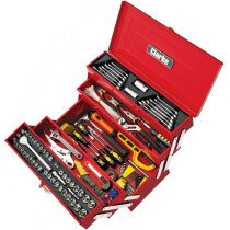 Clarke 1801641 CHT641 199 Piece DIY Tool Kit with Cantilever Tool Box 