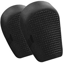 JSP ACU150-011-000 Flexible Black Rubber Knee Pads Pair