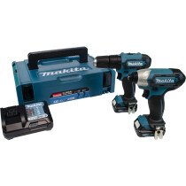 Makita CLX228AJ 12Vmax  CXT Twin Kit with 2x 2.0Ah Batteries in Makpac case