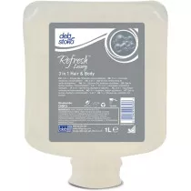 Deb CMW1L Refresh™ Luxury 3-in-1 Hair and Body Refill Cartridge Carton of 6 x 1L