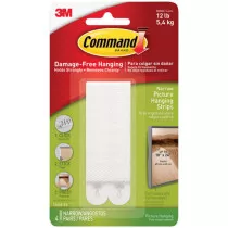Command 17207 Narrow Picture Hanging Strips (Pack of 4) COM17207