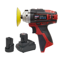 Sealey CP1205KIT Cordless Polisher Kit ø71mm 12V - 2 Batteries