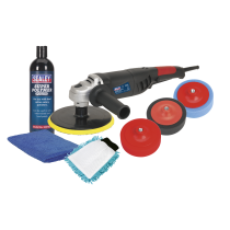 Sealey CPK03 ø180mm Pro Electric Polisher Kit 1100W/230V