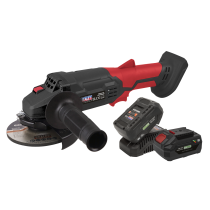 Sealey CP20VAGBKIT Cordless Angle Grinder Kit ø115mm 20V - 2 Batteries