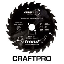 Trend CSB/TC25060 Craft saw blade 250mm x 60 teeth x 30mm