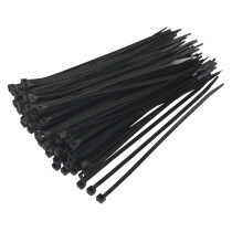 Sealey CT20048P100 Cable Ties 200 x 4.8mm Black Pack of 100