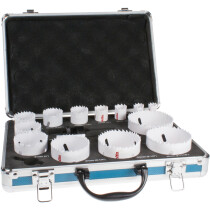 Makita D-47307 16 Piece Universal Holesaw Set in Aluminium Case