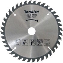 Makita D-03349 165x20mm 40T Circular Saw Blade - D03349
