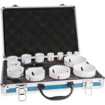Makita D-47307 16 Piece Universal Holesaw Set in Aluminium Case