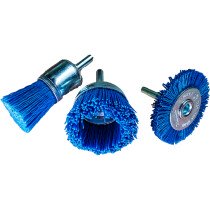 Makita D-70758 3 Piece Nylon Brush Set 240g