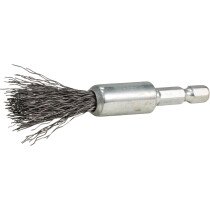 Makita D-76510 12mm Steel Crimped Wire End Brush with 1/4" Hex Shank