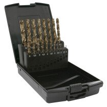 Dart THSSSET19 19 Piece HSS TiN Coated Drill Bit Set 1-10mm